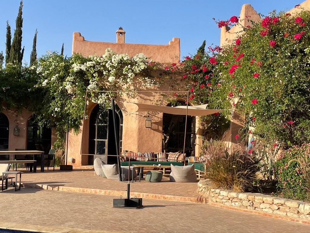 Façade de la villa