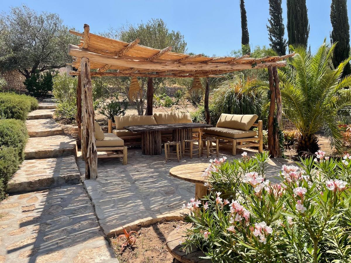 Pergola jardin